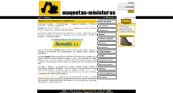 Desktop Screenshot of maquetas-miniaturas.es