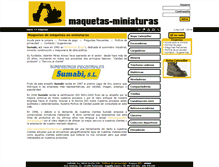 Tablet Screenshot of maquetas-miniaturas.es